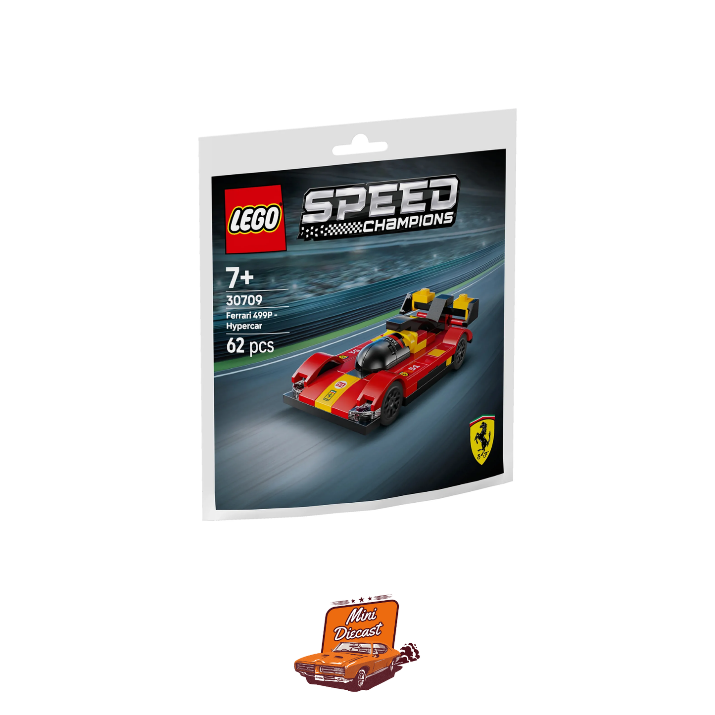 LEGO Speed Champions Ferrari 499P Hypercar – 62 Pieces