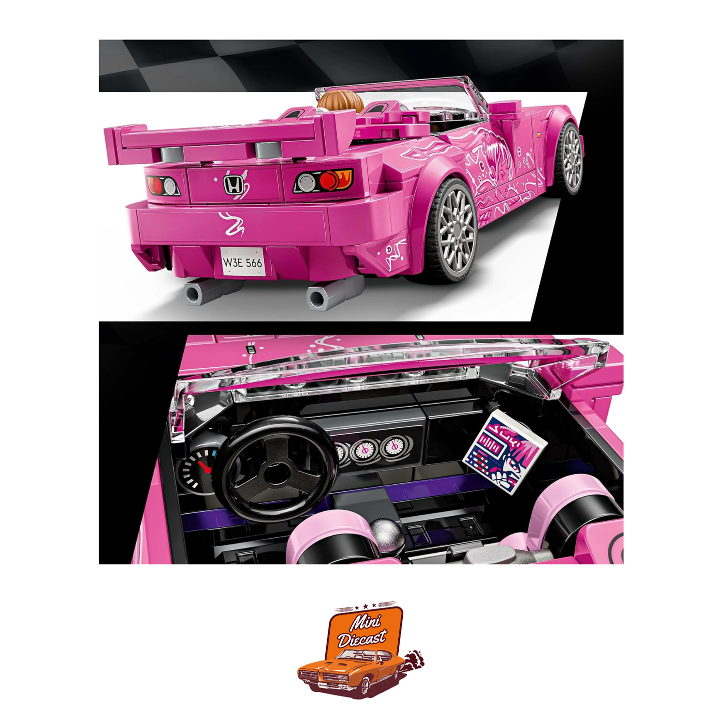LEGO 77241 Speed Champions 2 Fast 2 Furious Honda S2000 (300 Pieces)