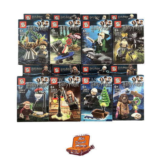 Sheng Yuan Harry Potter Mini Figurines – Set of 8 Boxes (8 Figurines) (Imported)