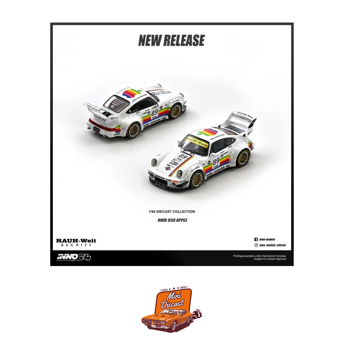 INNO64 RWB 930 #89 “Apple Livery” IN64-RWB930-APPLE