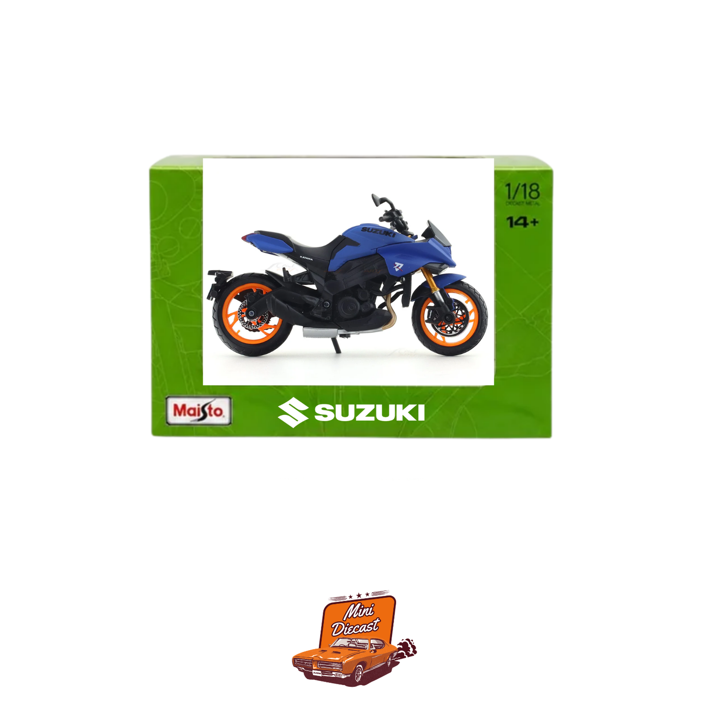 Maisto 1:18 2024 Suzuki Katana