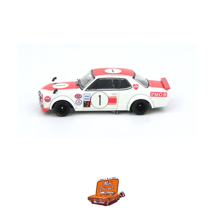 INNO64 Nissan Skyline 2000 GT-R (KPGC10) #1 Takahashi Kunimitsu Fuji Masters 250km 1971 IN64-KPGC10-FM1971