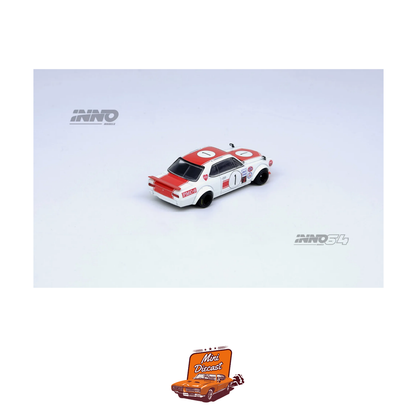 INNO64 Nissan Skyline 2000 GT-R (KPGC10) #1 Takahashi Kunimitsu Fuji Masters 250km 1971 IN64-KPGC10-FM1971