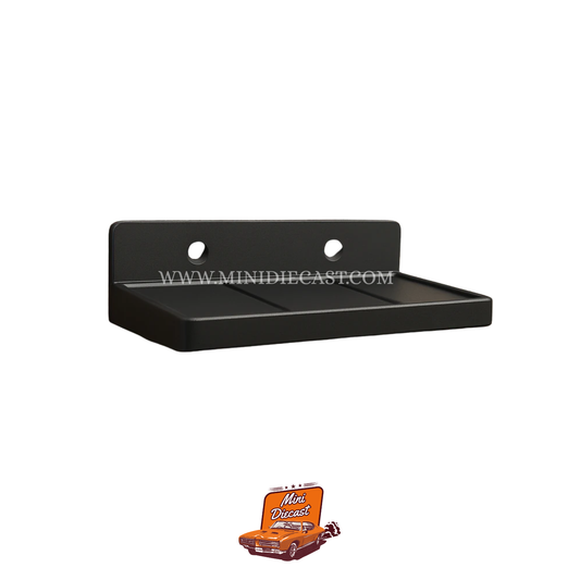 1:64 Diecast Car Wall Mounted Display Stand 3D Printed - Single - Black