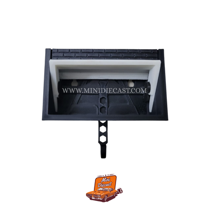 1:64 Mini Garage Key Holder 3D Printed - Black