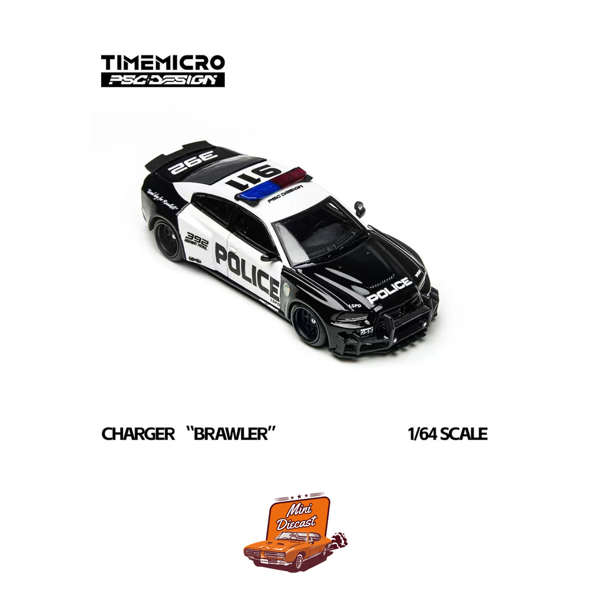 Time Micro X PSC DESIGN Charger "Brawler" LSPD (TM648201)