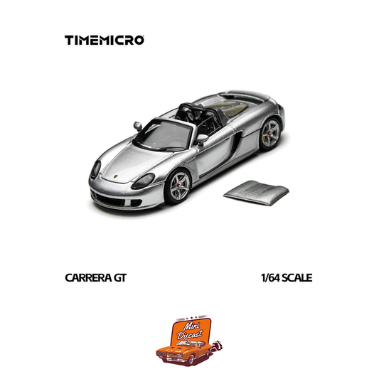 Time Micro Porsche Carrera GT Silver (TM645912) (Logo Decal Provided Separately)