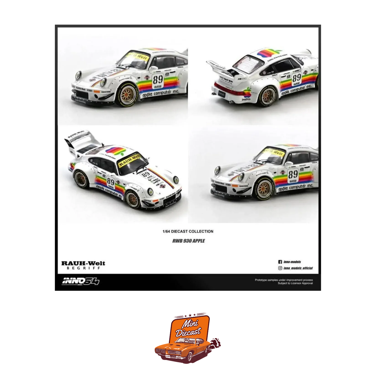 INNO64 RWB 930 #89 “Apple Livery” IN64-RWB930-APPLE