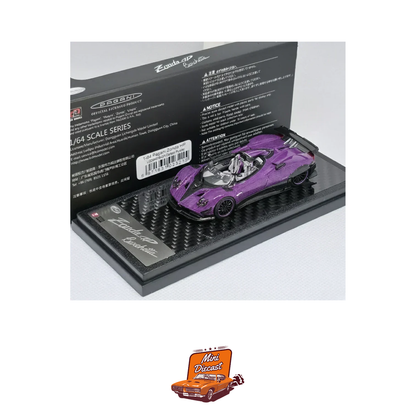 LCD Pagani Zonda HP Shanghai Toy Fair Special Package 2025 Carbon Purple 1:64