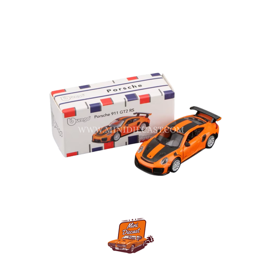Bburago 1:64 – Porsche 911 GT2 RS (Orange)