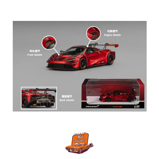 CM Model McLaren 720SGT3X – Red (CM64-720SGT3X-02)