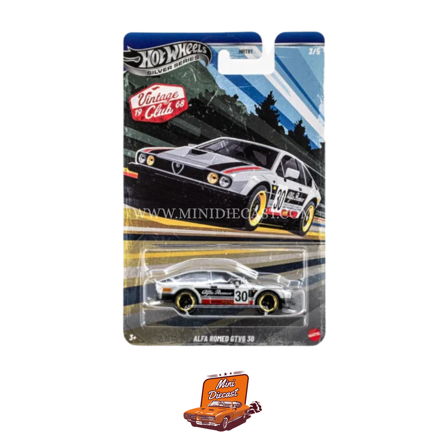 Hot Wheels Silver Series Vintage Club – Mix 2 2026 – Set of 5