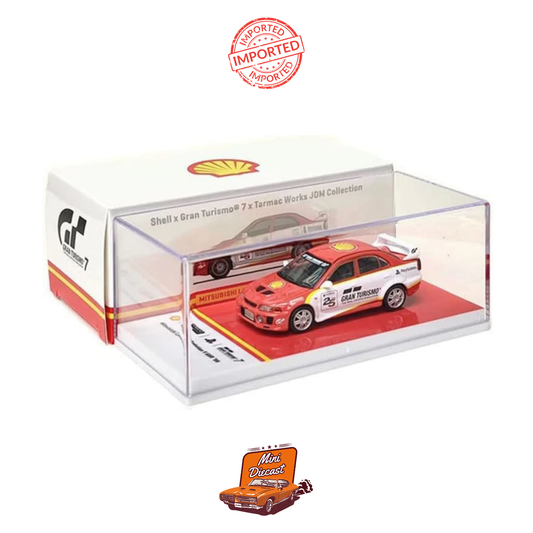 Shell x Gran Turismo 7 PlayStation x Tarmac Works JDM Collection Mitsubishi Lancer Evolution V GSR '98 (Unsealed)