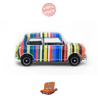 Tiny City Art Car – Coloured Stripes 1:50 Scale