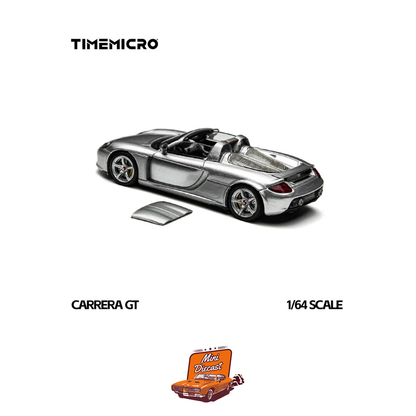 Time Micro Porsche Carrera GT Silver (TM645912) (Logo Decal Provided Separately)