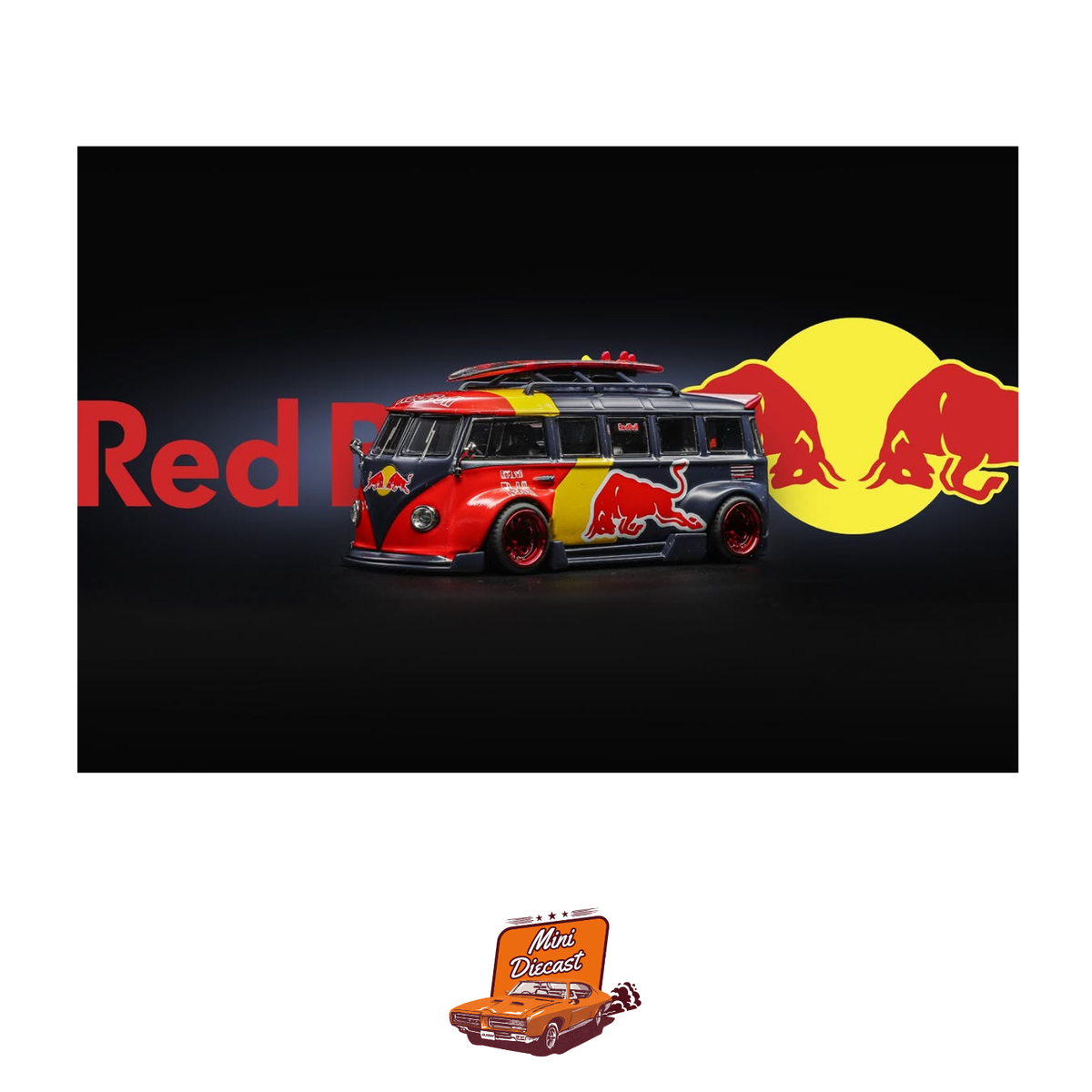 Liberty 64 Volkswagen T1 Widebody Lowrider Red Bull Livery