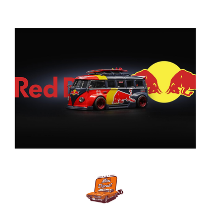 Liberty 64 Volkswagen T1 Widebody Lowrider Red Bull Livery