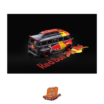 Liberty 64 Volkswagen T1 Widebody Lowrider Red Bull Livery
