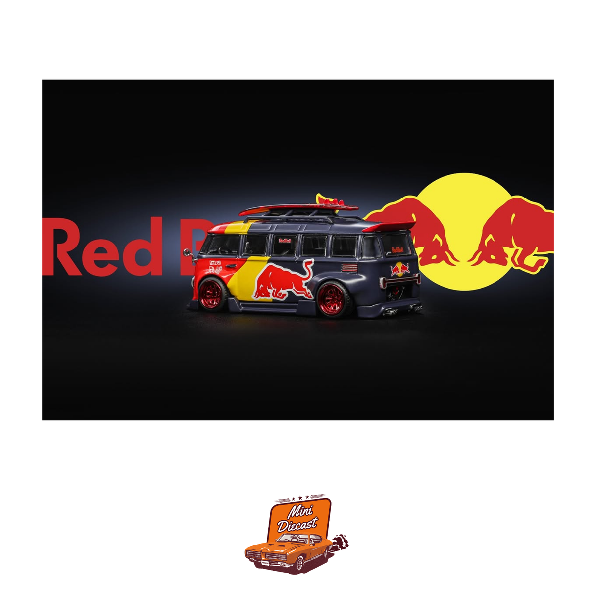 Liberty 64 Volkswagen T1 Widebody Lowrider Red Bull Livery