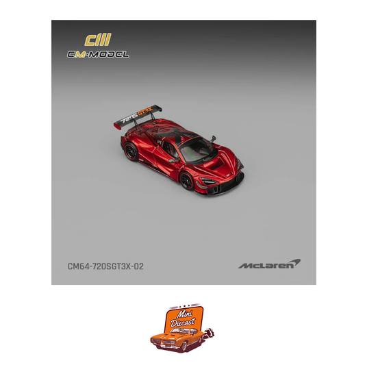 CM Model McLaren 720SGT3X – Red (CM64-720SGT3X-02)