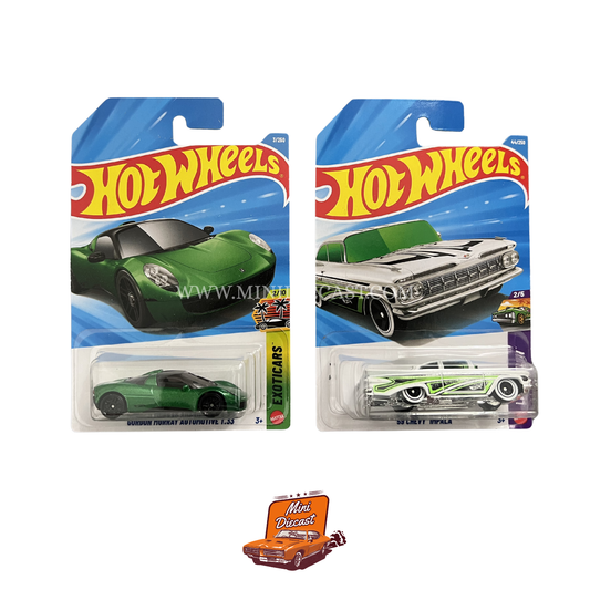 Hot Wheels Mainline (Set of 2) – Gordon Murray Automotive T.33 / ’59 Chevy Impala