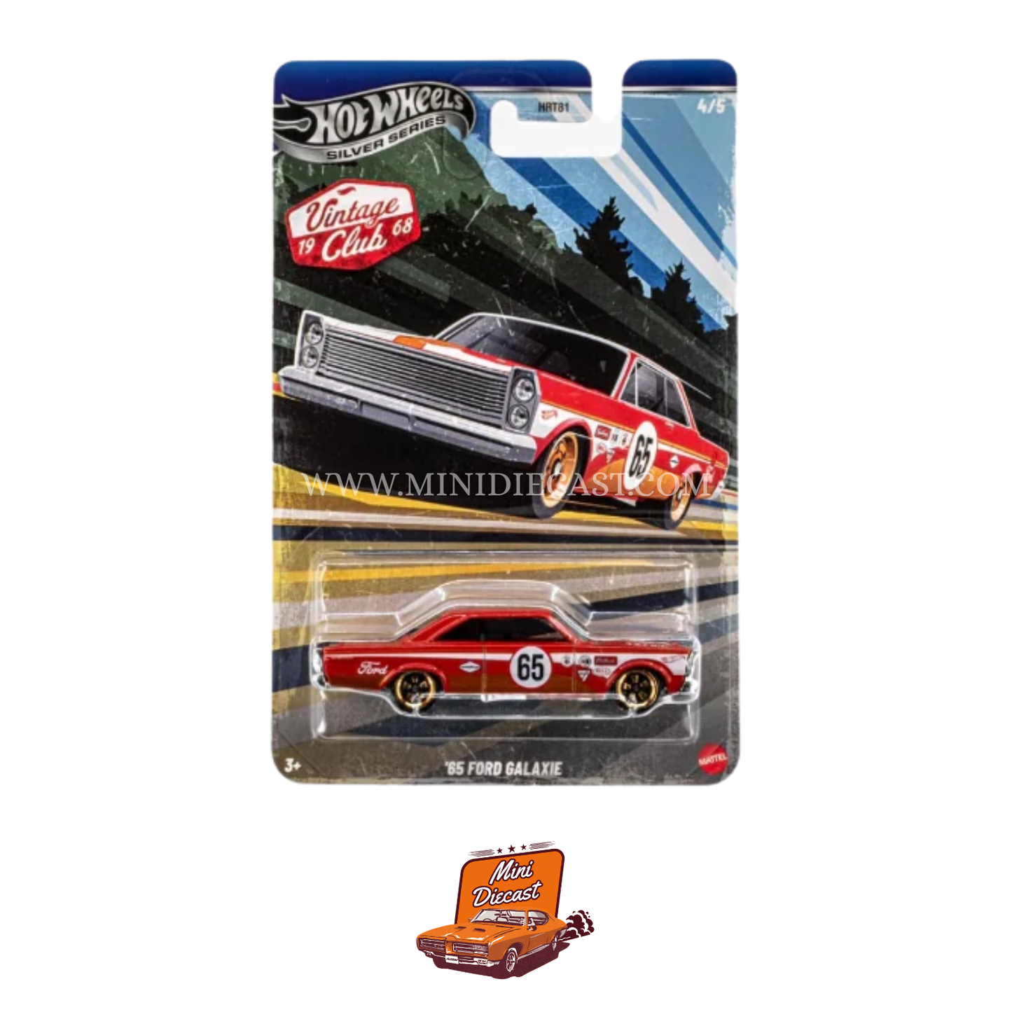 Hot Wheels Silver Series Vintage Club – Mix 2 2026 – Set of 5