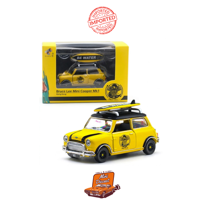 Tiny City Bruce Lee Mini Cooper Mk 1 Hong Kong 1:50 Scale
