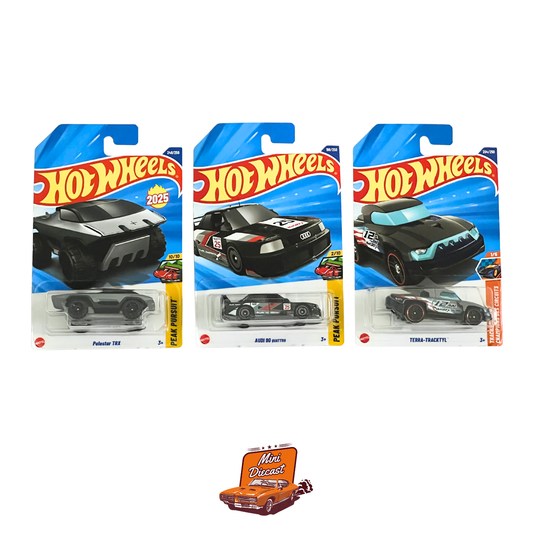 Hot Wheels Mainline (Set of 3) – Polestar TRX / Audi 90 Quattro / Terra-Tracktyl