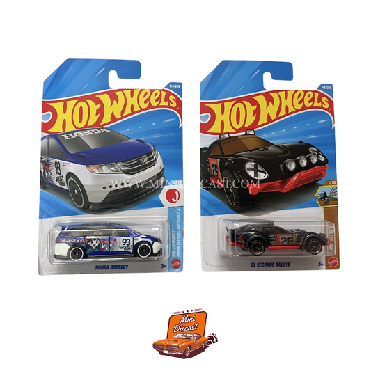 Hot Wheels Mainline (Set of 2) – Honda Odyssey / El Segundo Rallye