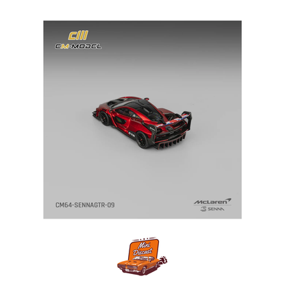 CM Model McLaren Senna GTR Metallic Red (CM64-SennaGTR-09)