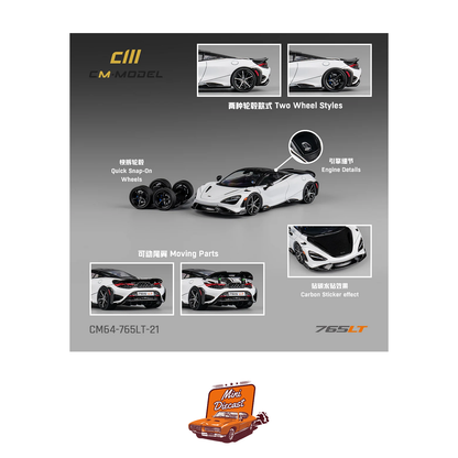 CM Model McLaren 765LT White (CM64-765LT-21)