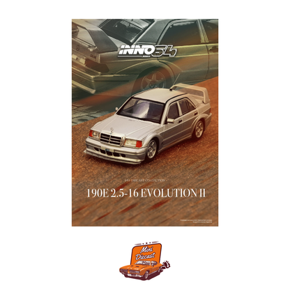 INNO64 Mercedes-Benz 190E Silver IN64-190E-SIL