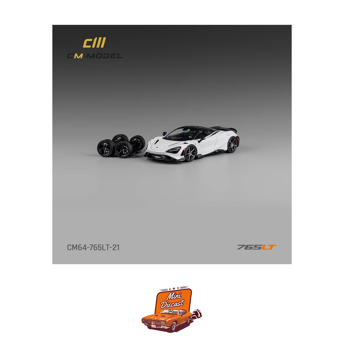 CM Model McLaren 765LT White (CM64-765LT-21)
