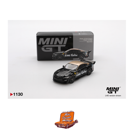 Mini GT #1130 Shelby GT500 Dragon Snake Concept Black/Gold