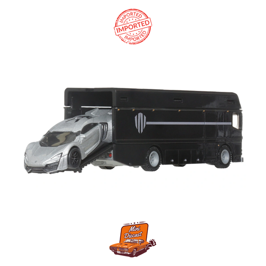 Hot Wheels Premium Team Transport Lykan Hypersport & Euro Hauler 2 Pack (Imported)