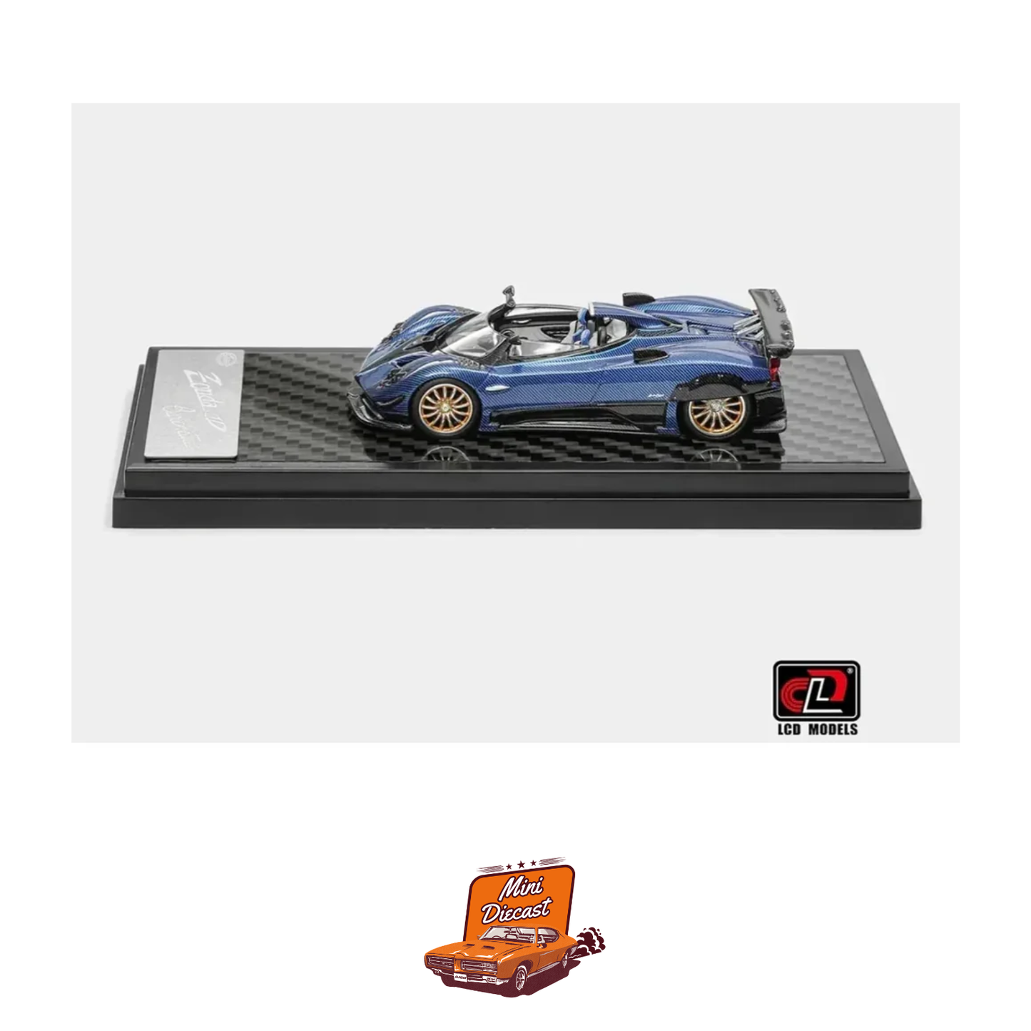 LCD Pagani Zonda HP Carbon Blue 1:64
