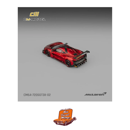 CM Model McLaren 720SGT3X – Red (CM64-720SGT3X-02)