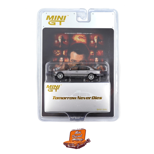 Mini GT – James Bond 007 “Tomorrow Never Dies” BMW 750iL (Blister Pack)