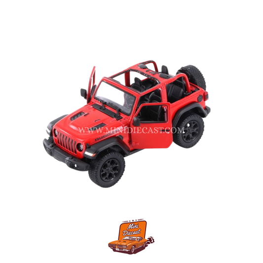 Kinsmart 2018 Jeep Wrangler (Open Top) – 1:34 Scale Red