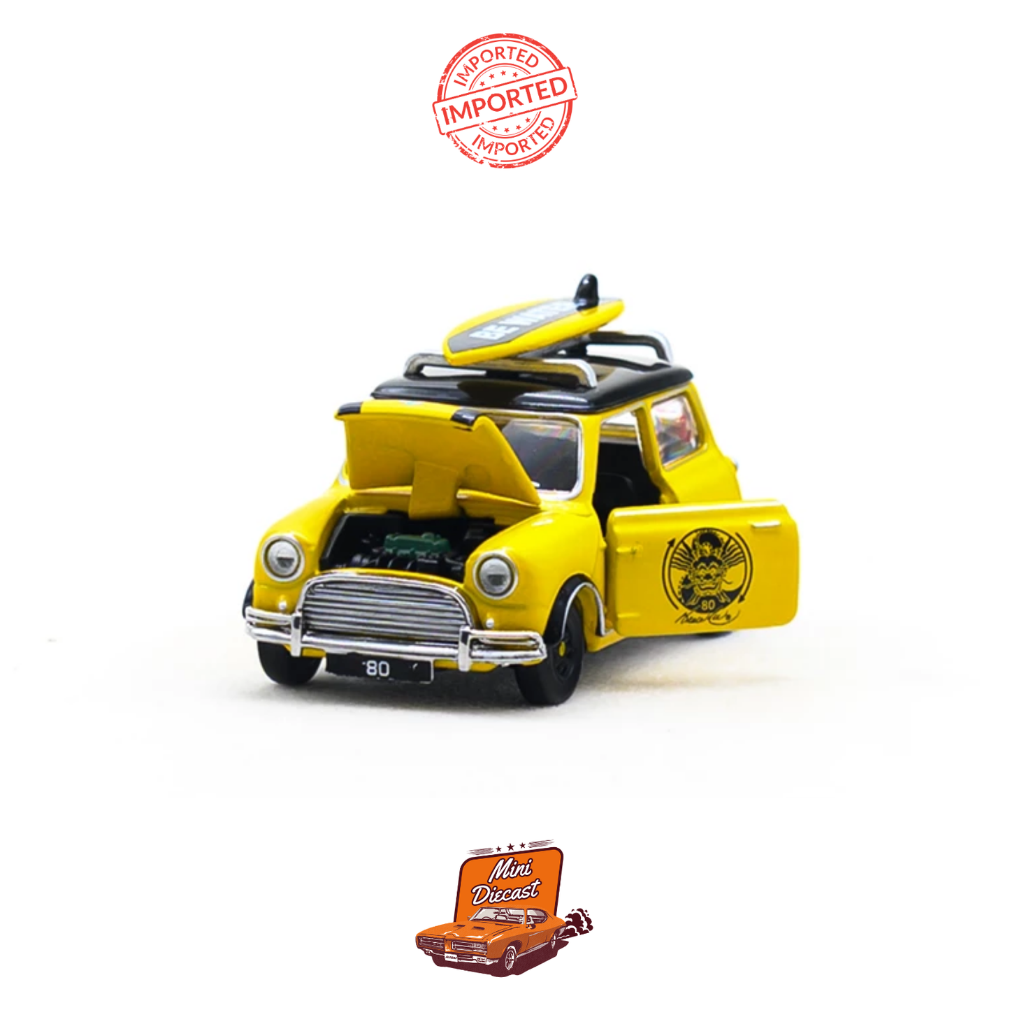 Tiny City Bruce Lee Mini Cooper Mk 1 Hong Kong 1:50 Scale