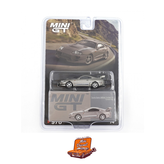 Mini GT #978 Toyota Supra VeilSide Combat V-II Combat Grey (Blister Pack) (Imported)