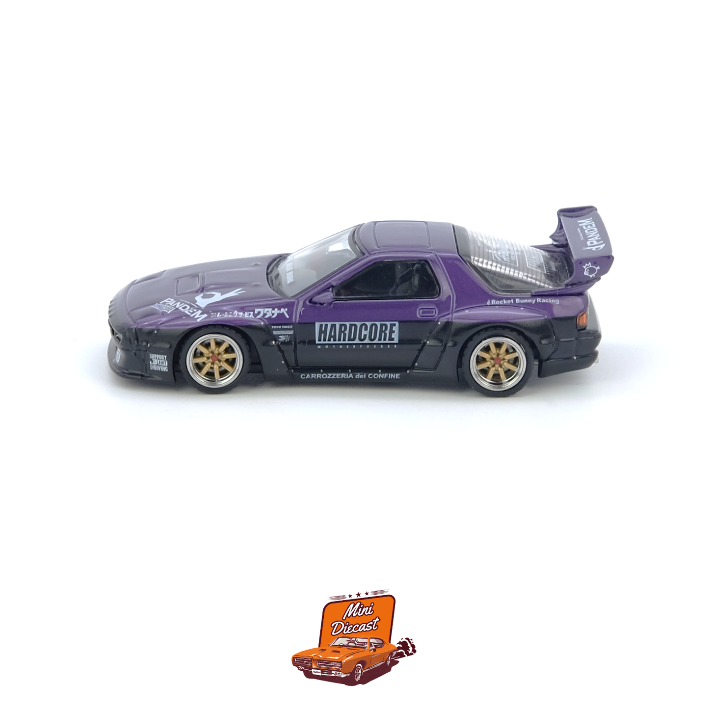 INNO64 Mazda RX-7 (FC3S) PANDEM Rocket Bunny Purple IN64-RX7FCP-PB
