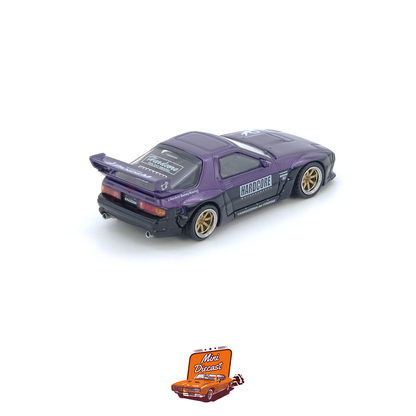 INNO64 Mazda RX-7 (FC3S) PANDEM Rocket Bunny Purple IN64-RX7FCP-PB