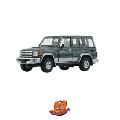 BM Creations 1:64 Toyota Land Cruiser LC76 Dark Grey (LHD) (64B0345)
