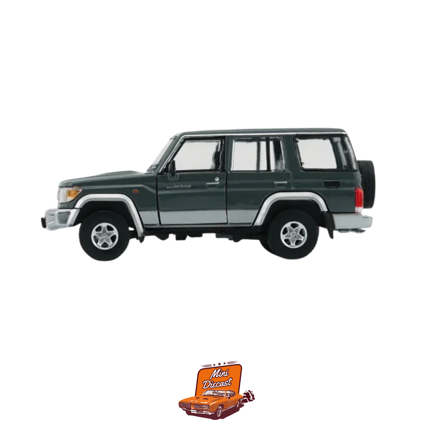 BM Creations 1:64 Toyota Land Cruiser LC76 Dark Grey (LHD) (64B0345)