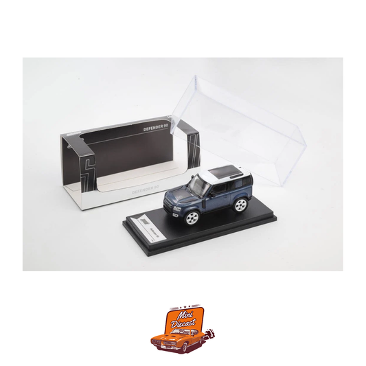 Shadow Land Rover Defender 90 Blue 1:64