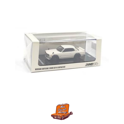 INNO64 Nissan Skyline 2000 GT-R (KPGC10) White IN64-KPGC10-WHI
