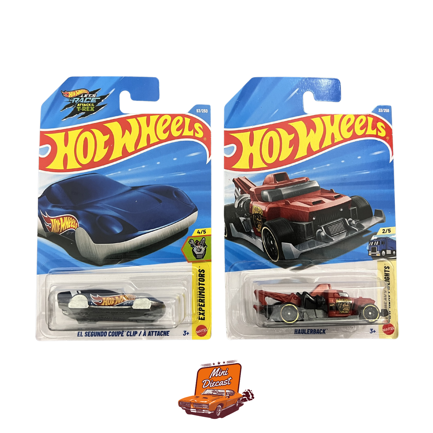 Hot Wheels Mainline (Set of 2) – El Segundo Coupé Clip / Haulerback
