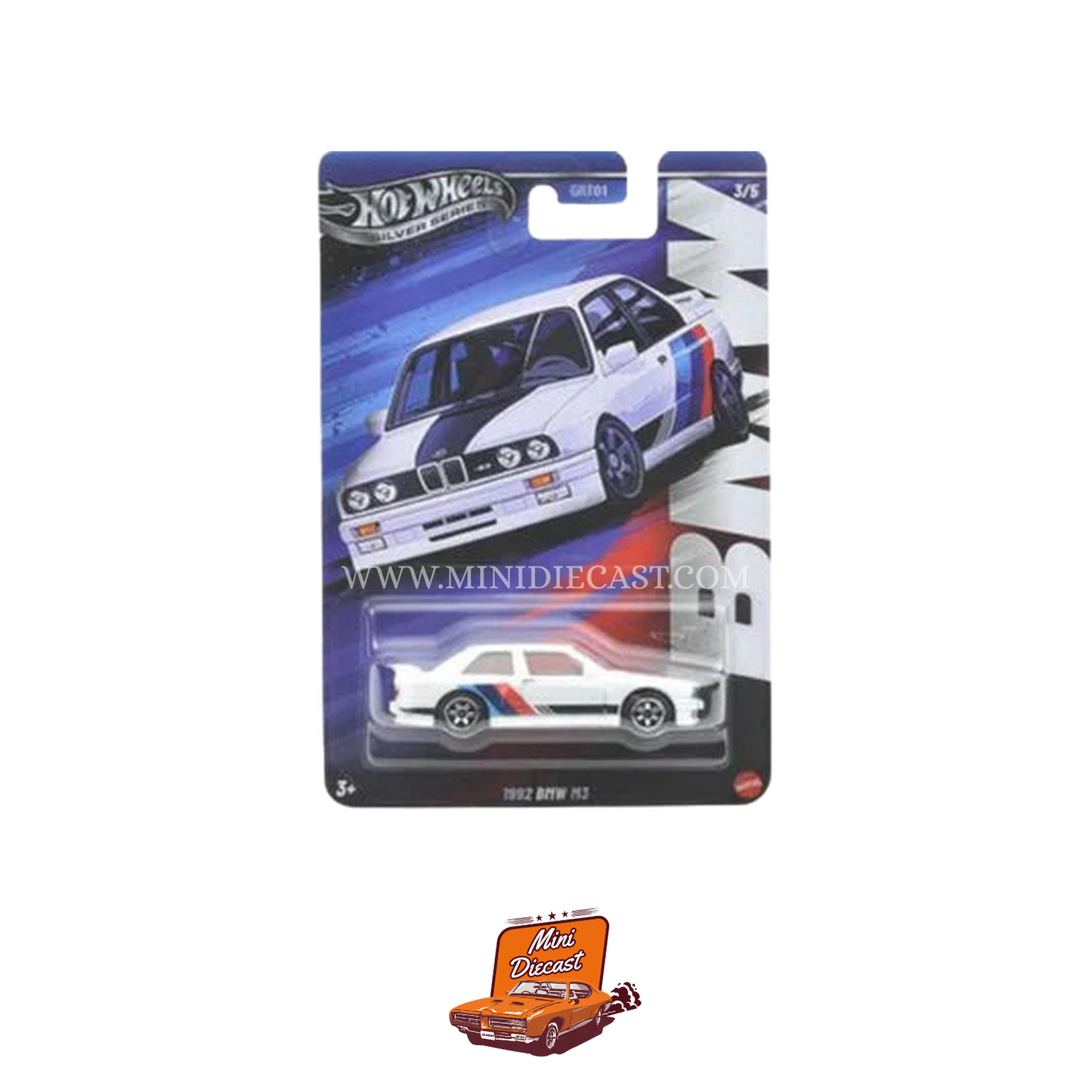Hot Wheels Silver Series BMW M Cars – Set of 5
