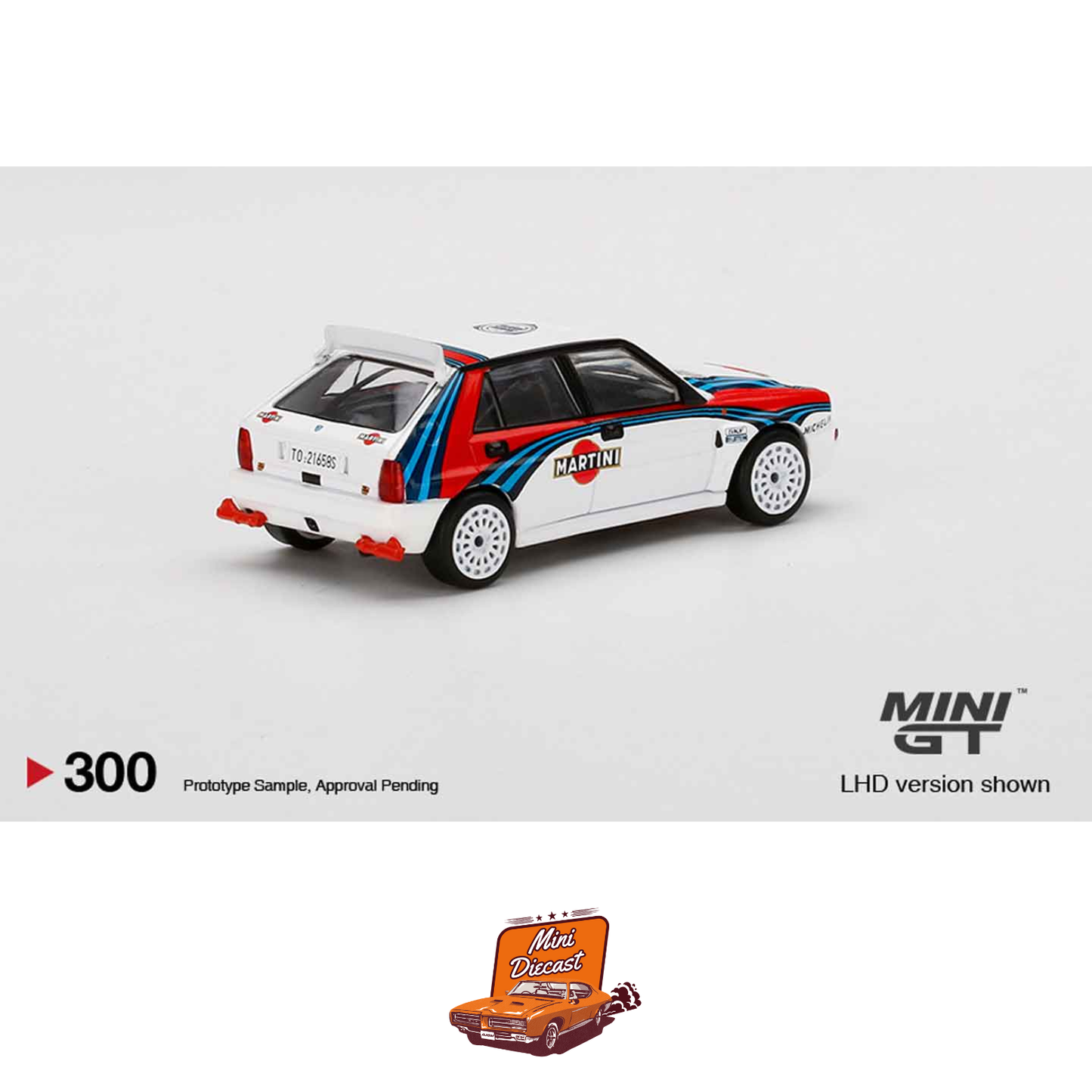 Mini GT #300 – Lancia Delta HF Integrale Evoluzione Martini Racing
